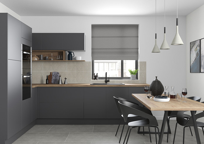 Faux Silk, Silver - Twist&Fit Roman Blind - Image 5